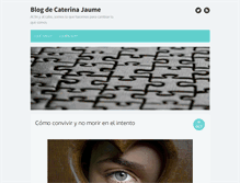 Tablet Screenshot of caterinajaume.es